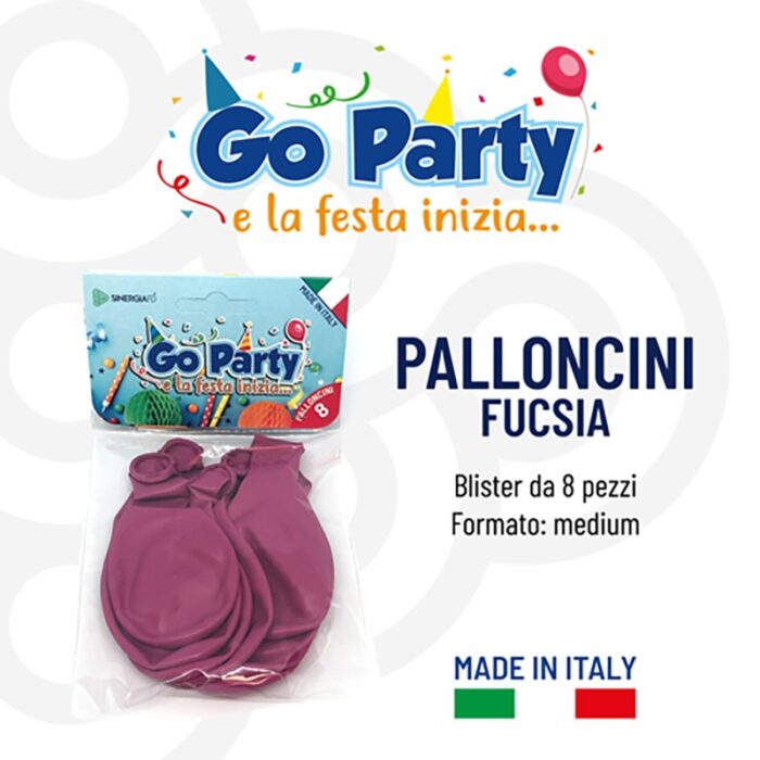 PALLONCINI MEDIUM FUCSIA