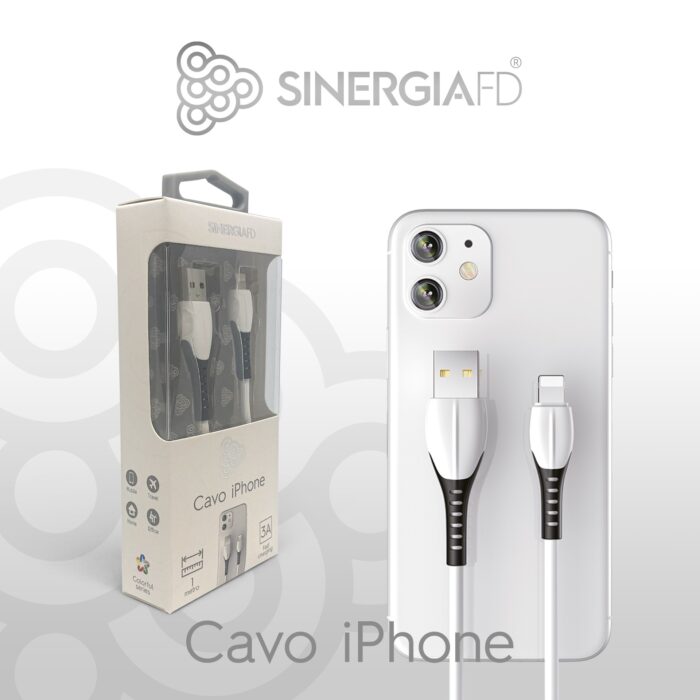 CAVO USB IPHONE 1M