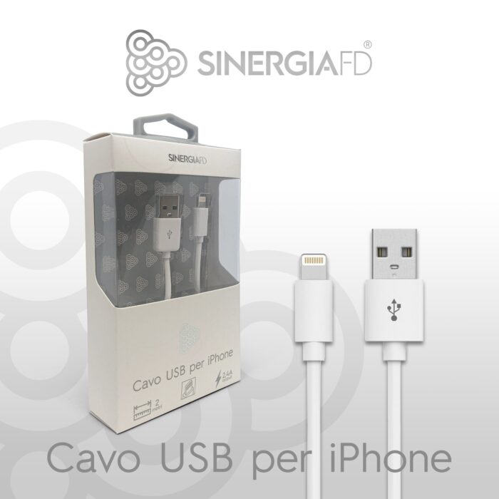 CAVO USB PER IPHONE 2M