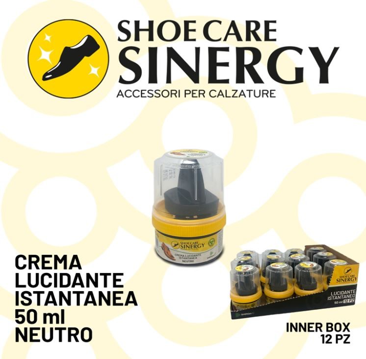 CREMA LUCIDANTE ISTANTANEA 50 ML NEUTRO CON SPUGNA